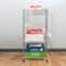 Mind Reader Adjustable 4-Tier Metal Storage Rack with Wheels